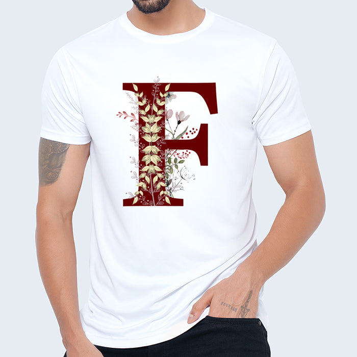 Artistic A–Z Alphabet T-Shirt – For Men, Women & Kids