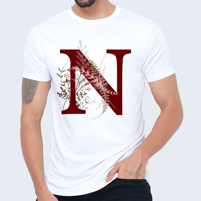 Artistic A–Z Alphabet T-Shirt – For Men, Women & Kids