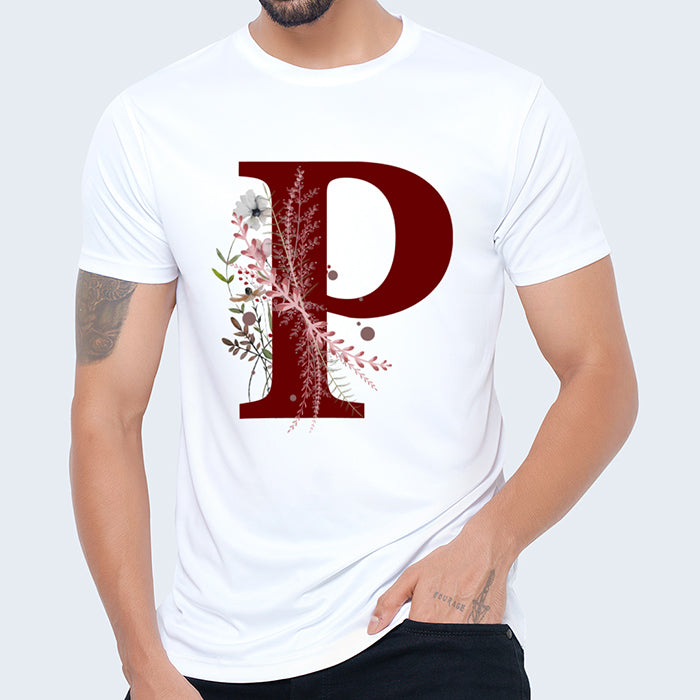 Artistic A–Z Alphabet T-Shirt – For Men, Women & Kids