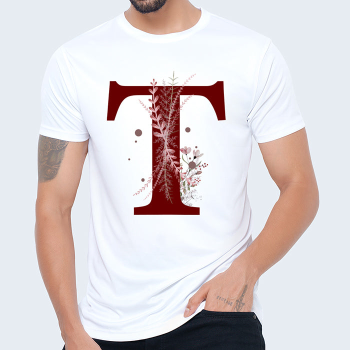 Artistic A–Z Alphabet T-Shirt – For Men, Women & Kids