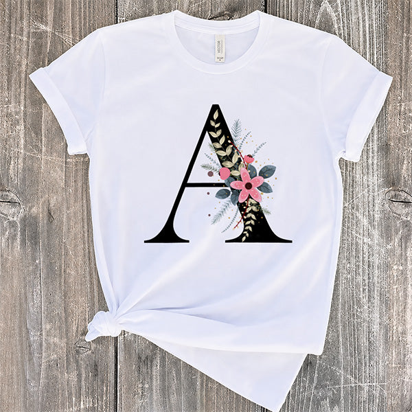 Family Exclusive Alphabet T-shirt | Men, Women and Kids