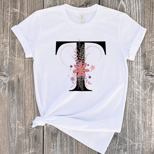 Family Exclusive Alphabet T-shirt | Men, Women and Kids