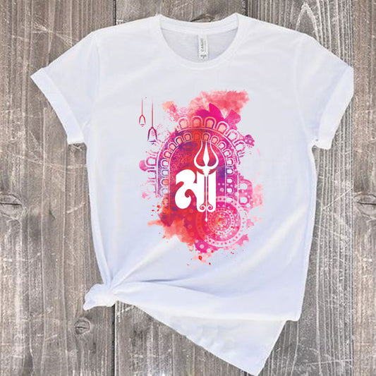 Durga Puja Artistic T-Shirt – Perfect for Men, Women and Kids