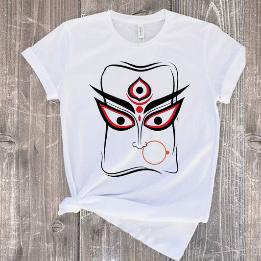 Durga Puja Artistic T-Shirt – Perfect for Men, Women and Kids