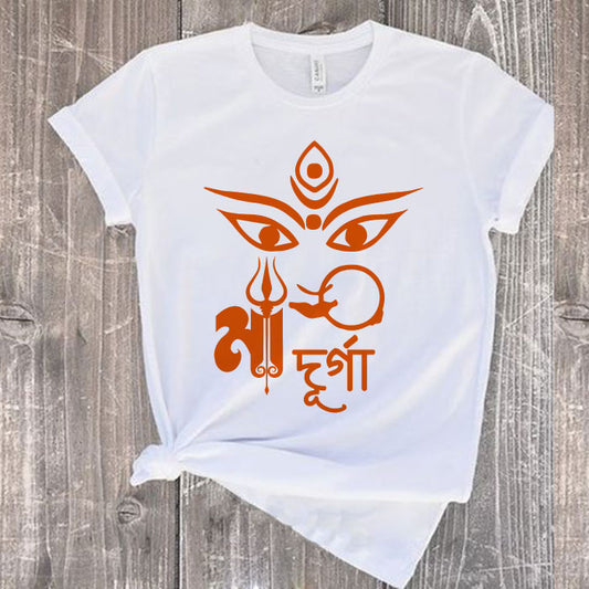 Durga Puja Artistic T-Shirt – Perfect for Men, Women and Kids