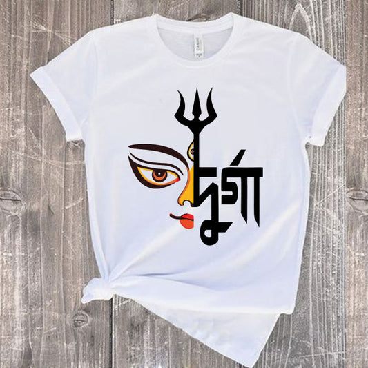 Durga Puja Artistic T-Shirt – Perfect for Men, Women and Kids