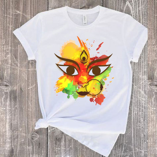 Durga Puja Artistic T-Shirt – Perfect for Men, Women and Kids