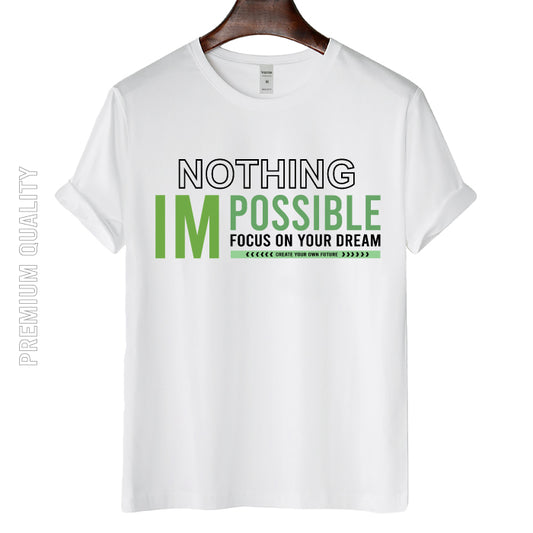 Classic and Comfort Artistic Typography T-shirt