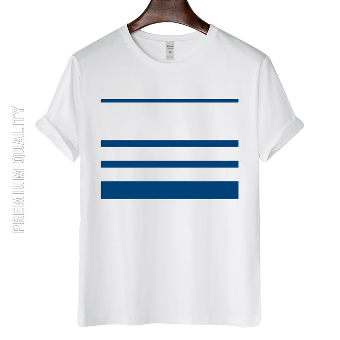 Classic and Comfort Artistic Stripe T-shirt