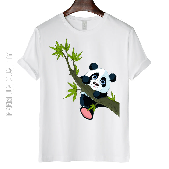 Classic and Comfort Artistic Cute Panda T-shirt for Men, Women and Babies.