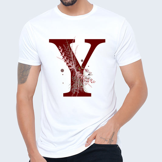 Artistic A–Z Alphabet T-Shirt – For Men, Women & Kids