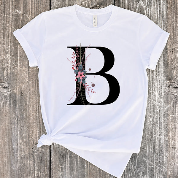 Family Exclusive Alphabet T-shirt | Men, Women and Kids