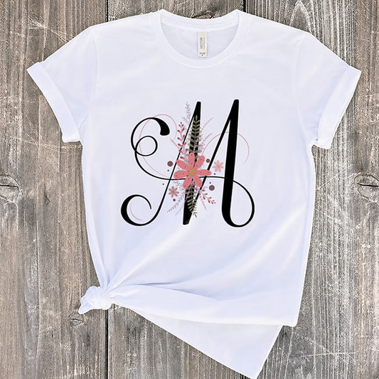 Family Exclusive Alphabet T-shirt | Men, Women and Kids