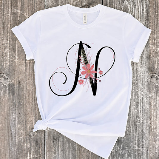 Family Exclusive Alphabet T-shirt | Men, Women and Kids