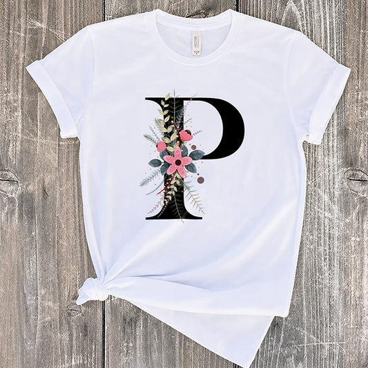 Family Exclusive Alphabet T-shirt | Men, Women and Kids
