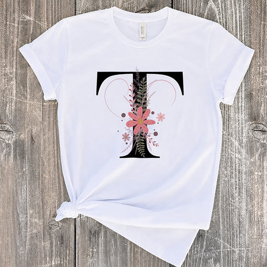 Family Exclusive Alphabet T-shirt | Men, Women and Kids