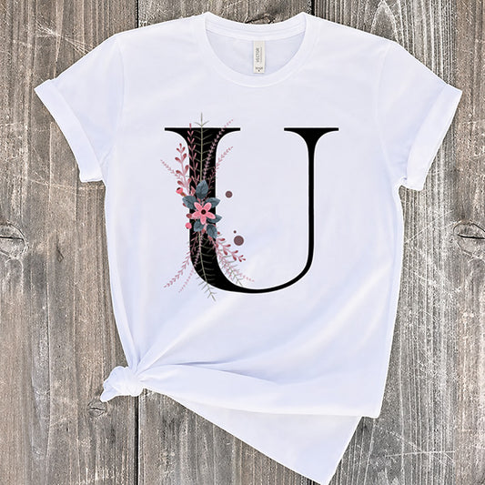 Family Exclusive Alphabet T-shirt | Men, Women and Kids