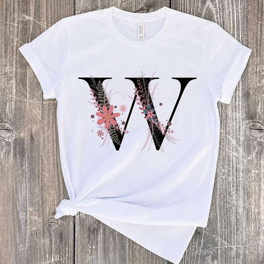 Family Exclusive Alphabet T-shirt | Men, Women and Kids