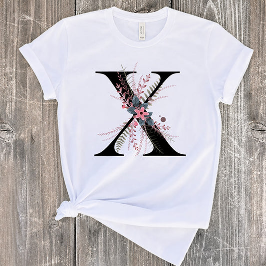 Family Exclusive Alphabet T-shirt | Men, Women and Kids