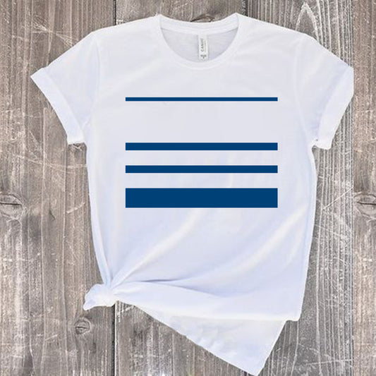 Stripe Classic Printed T-shirt