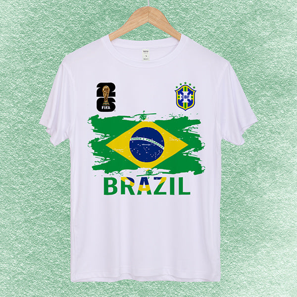 FIFA Artistic Brazil Flag T-shirt