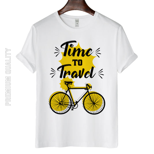 Classic and Comfort Artistic Time to Travel T-shirt