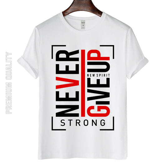 Classic and Comfort Artistic Typography T-shirt