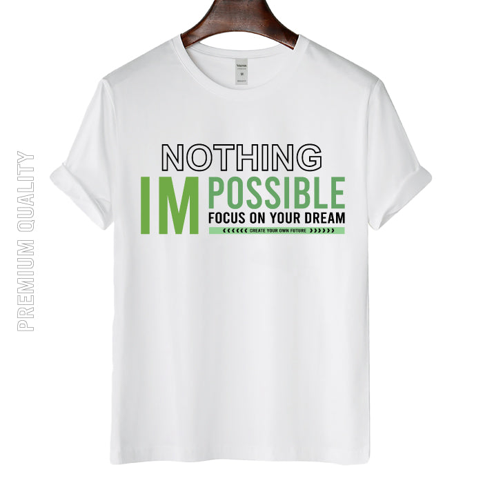 Classic and Comfort Artistic Typography T-shirt