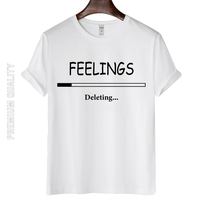 Classic and Comfort Artistic 'Feelings Deleting' T-shirt
