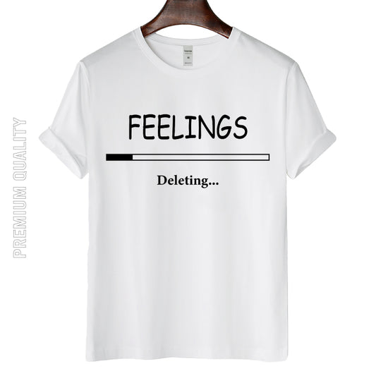 Classic and Comfort Artistic 'Feelings Deleting' T-shirt