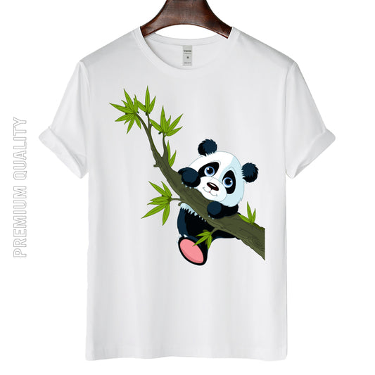 Classic and Comfort Artistic Cute Panda T-shirt for Men, Women and Babies.